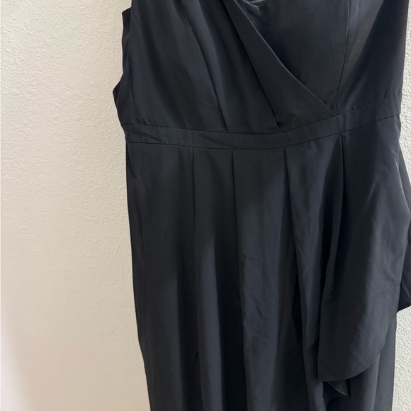City Chic One Shoulder Black Dress - Picture 2 of 4